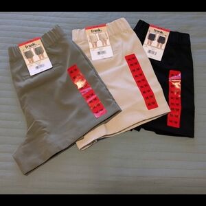 Women's Skort Frank & Oak - Olive Green, Beige, Black - Size MED (2 Pack)